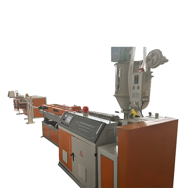 PVC PP PE Flexible Single Wall Corrugated Pipe Making Machine 