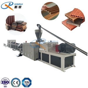  WPC PE Decking Floor Making Machine Automatic WPC Louver Wall Panel Profile Production Line