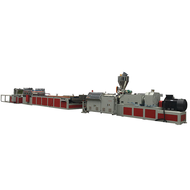 PVC Hollow Roofing Corrugated Sheet Tile Extrusion Machine