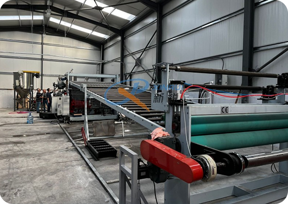 ABS PC PMMA PE PP sheet production line