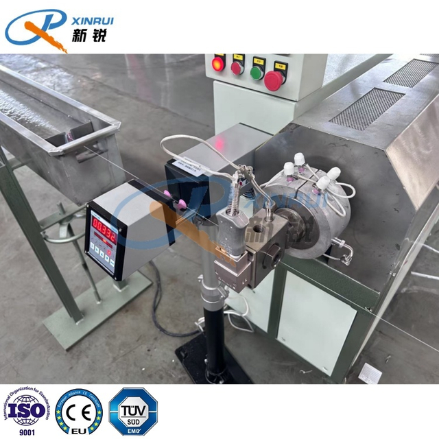 Single Double Color High Speed Pvc Yarn Coating Polyester Yarn Making Machine