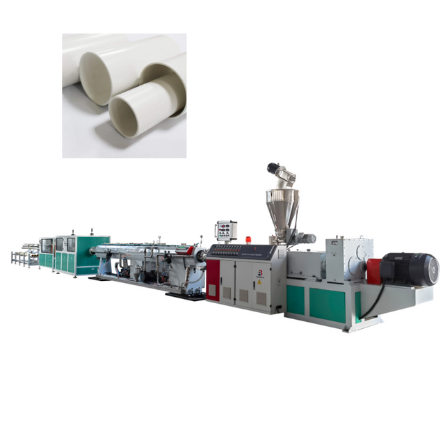 PVC PP PE PPR Plastic Electric Conduit Water Concold Thread Pipe Extruder Extrusion Making Machine