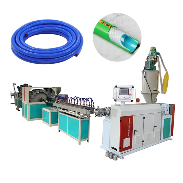 PVC Garden Hose Making Machine Fiber Winding Reinforced Hose Unit Farm Water Conveyance Plastic Extruders